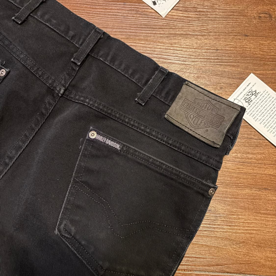Harley davidson Black denim pants 상품이미지5