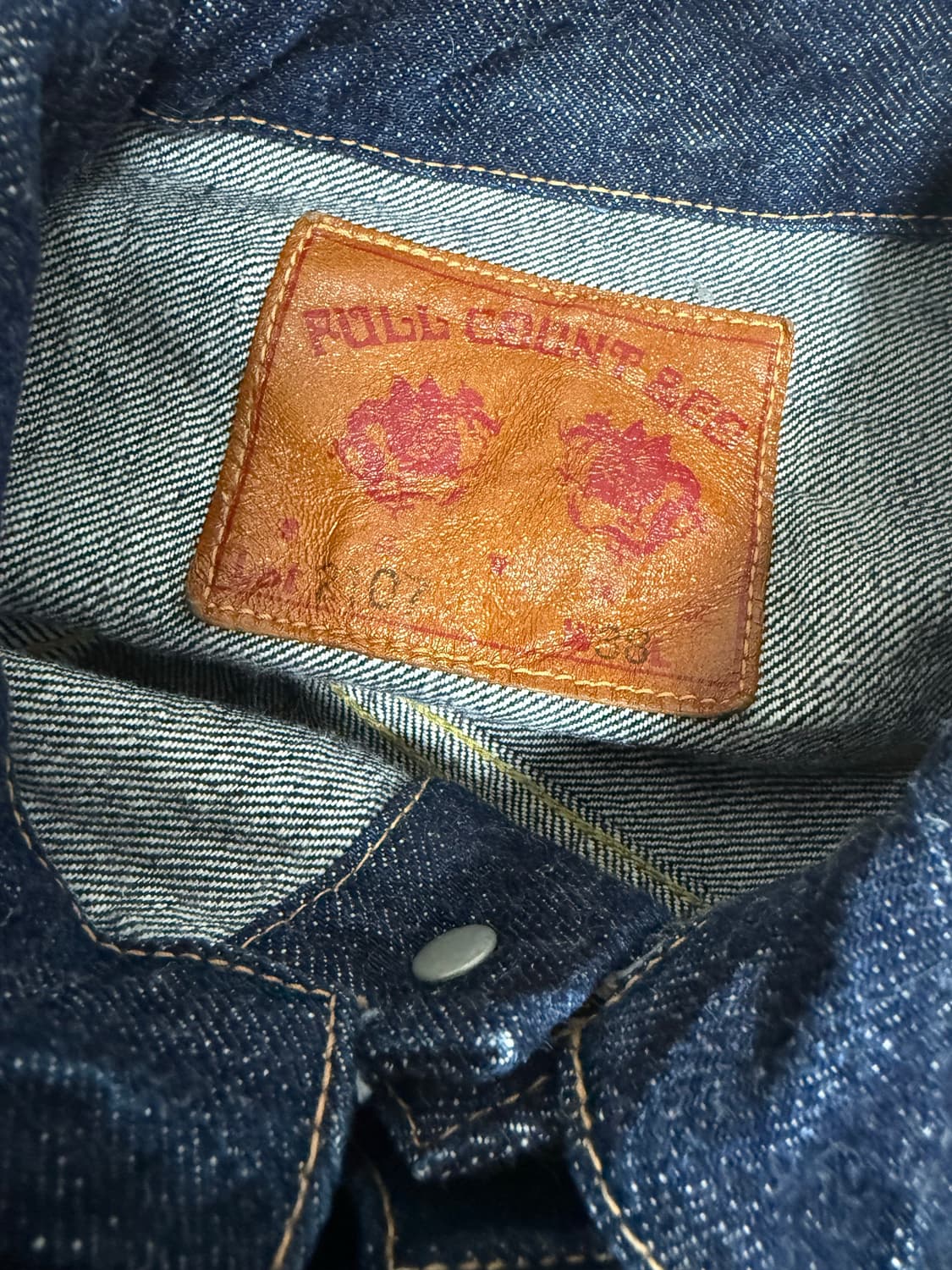 풀카운트 2107W 38 사이즈 팝니다 상품이미지3