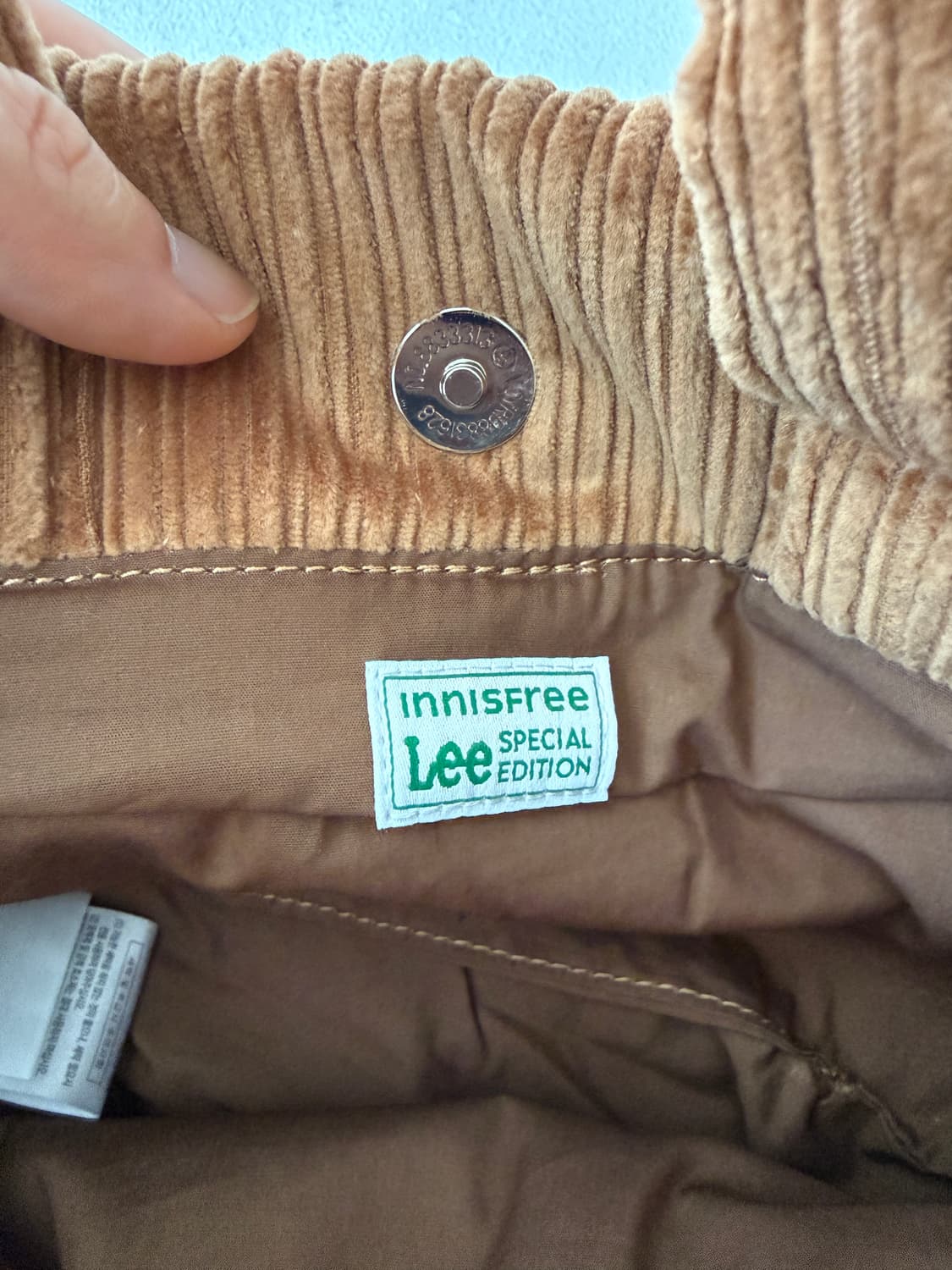 리(Lee) 코듀로이 토트백 상품이미지6