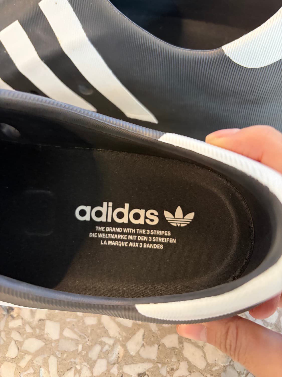 Adidas AdiFOM Black White Slip-On Shoes 상품이미지6