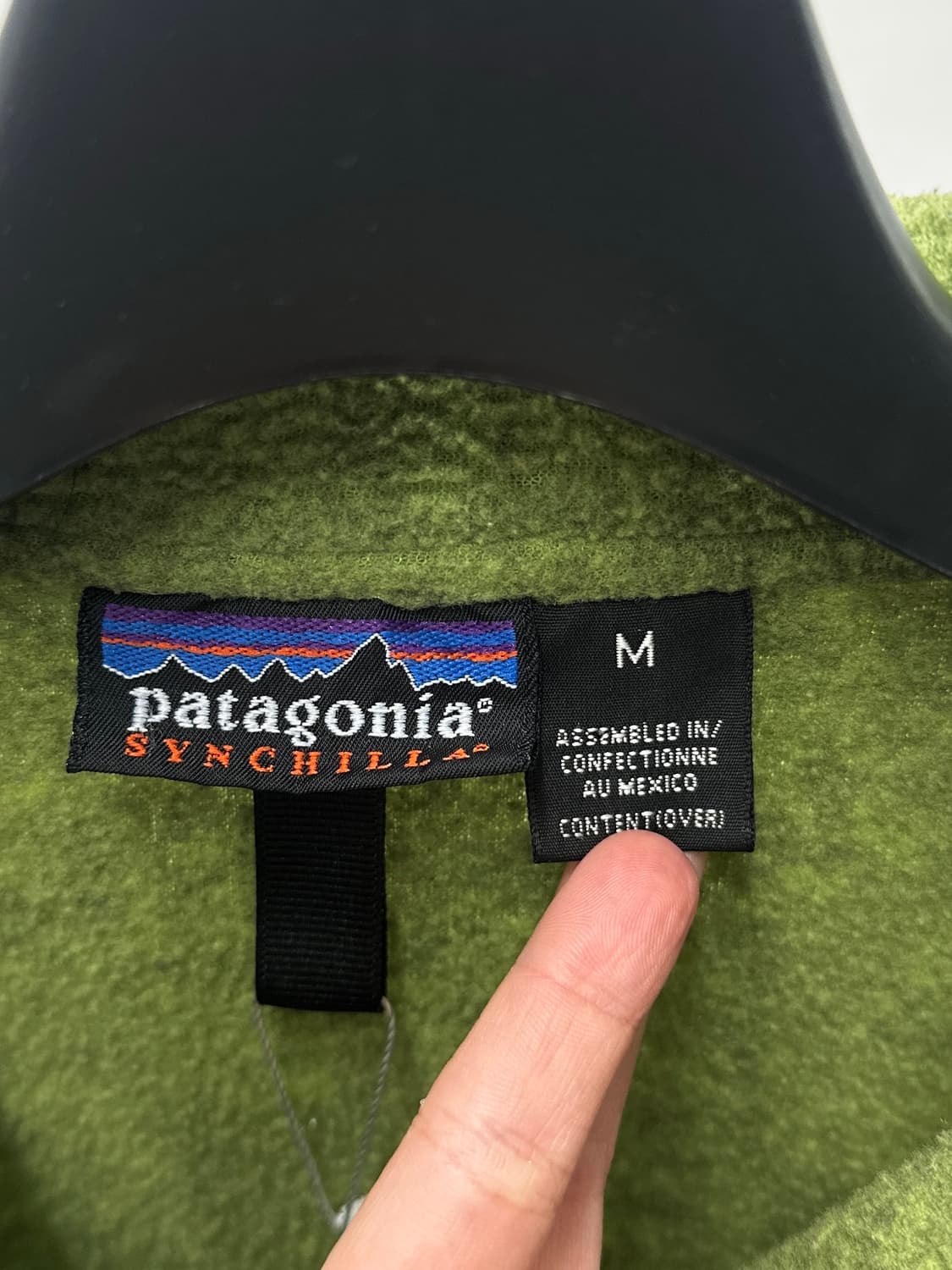 파타고니아 90s 신칠라 말차그린 마수피얼 플리스  상품이미지7