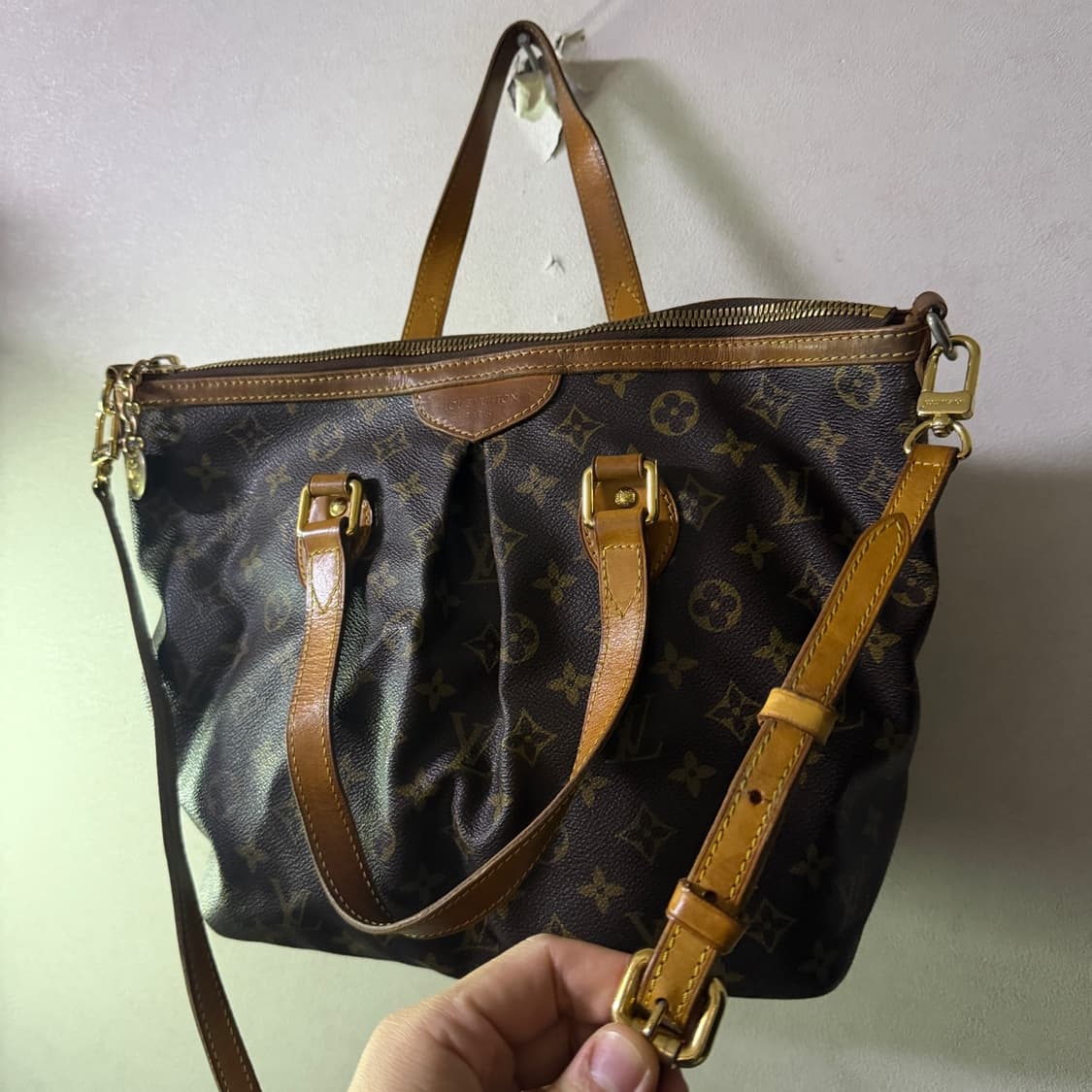 빈티지 루이비통 모노그램 팔레모 PM 토트&크로스백 상품이미지8