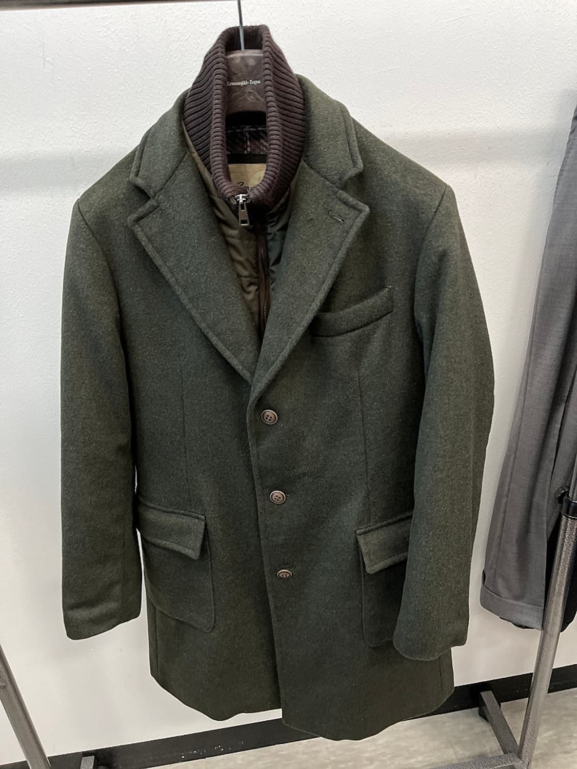 100-105) 제로세탄타 이태리 캐시미어 코트 상품이미지3