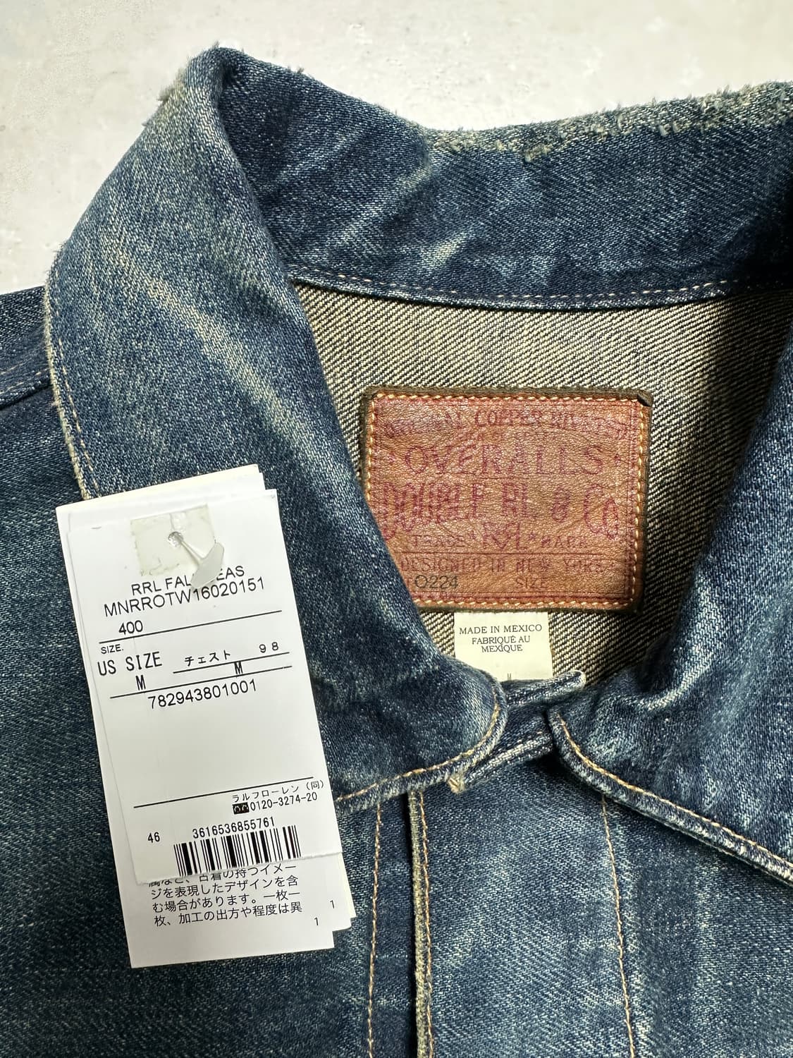 더블알엘 웨스트뷰 데님자켓(M szie) 상품이미지3