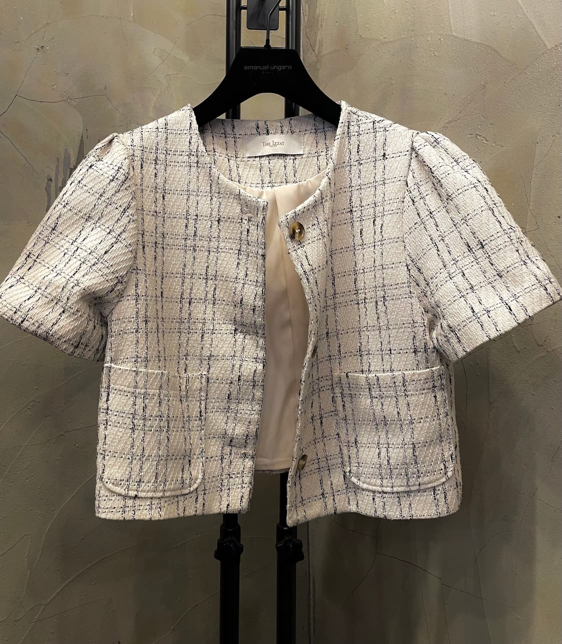 아이잗바바 볼레로 크롭 크림색 자켓 55~66 상품이미지1