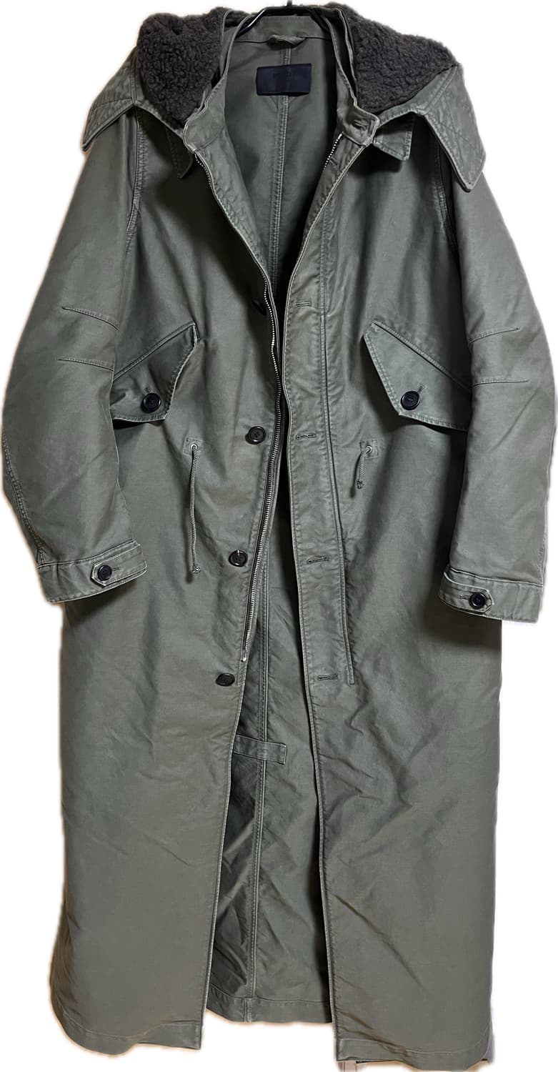 Prada long hooded parka coat (48) 상품이미지3