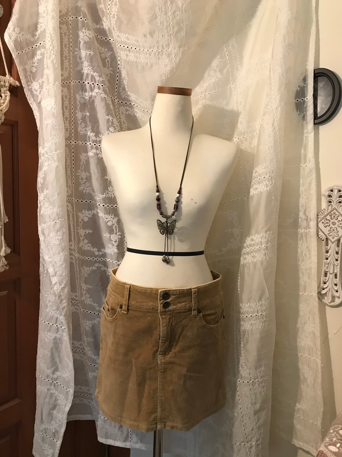 빈티지 코듀로이 스커트 상품이미지1