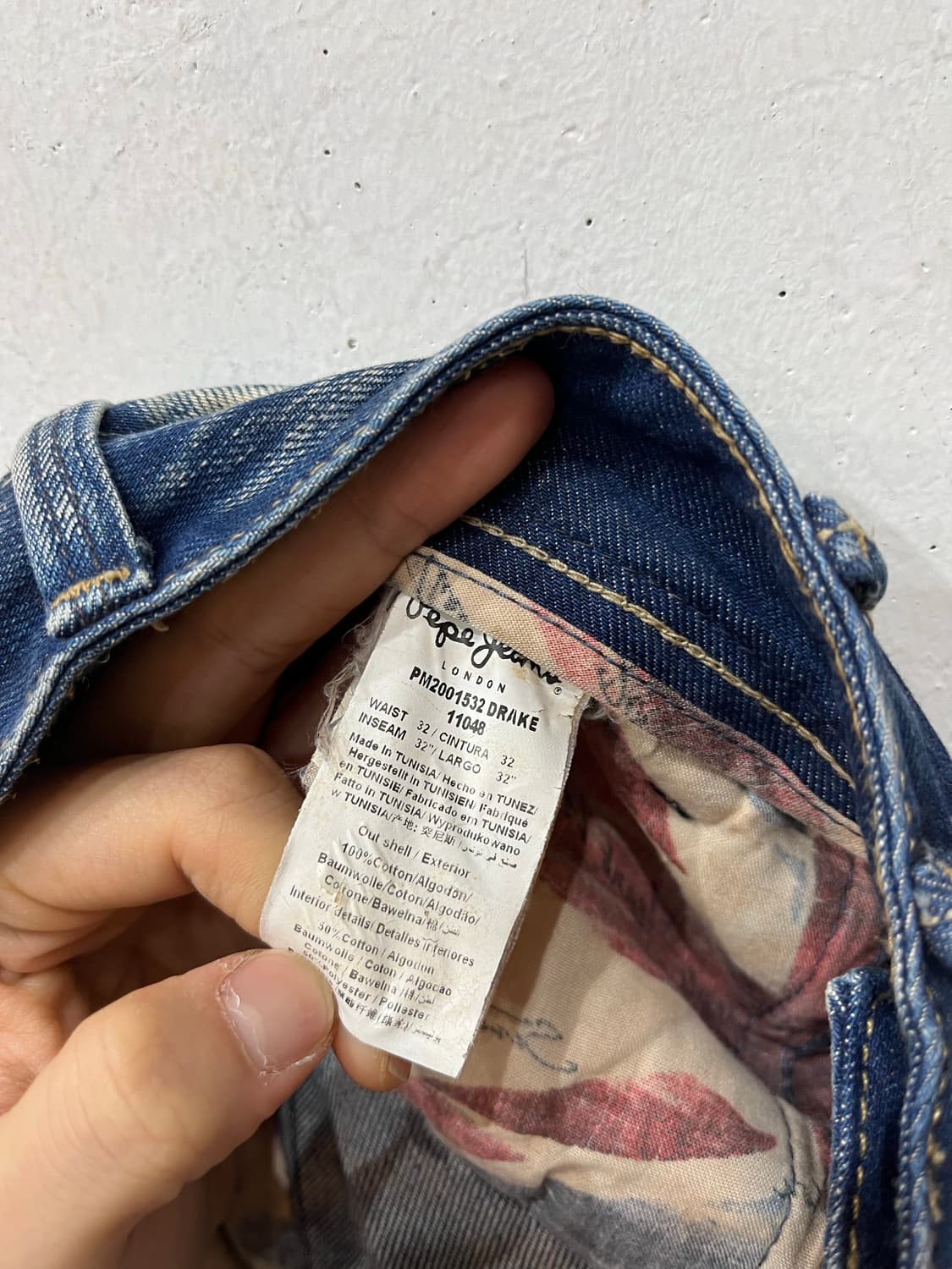 pepe jeans 페페진스 리페어 데님팬츠 상품이미지10