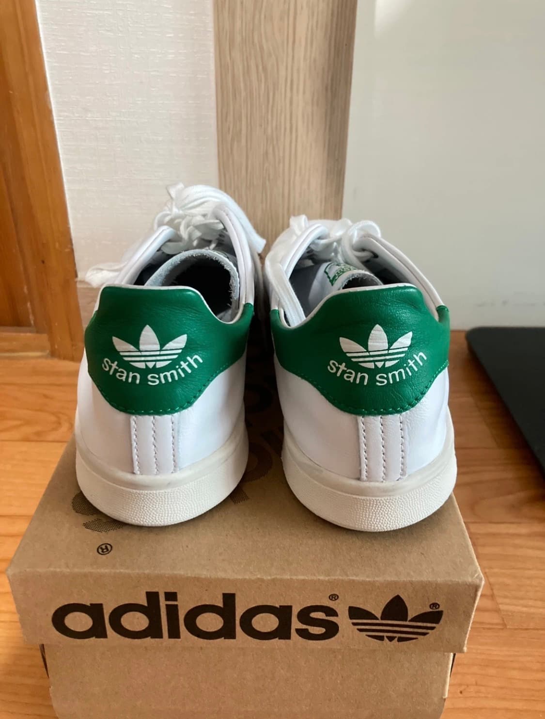 (280) 아디다스 스탠 스미스 데콘 클라우드 화이트 그린 상품이미지6