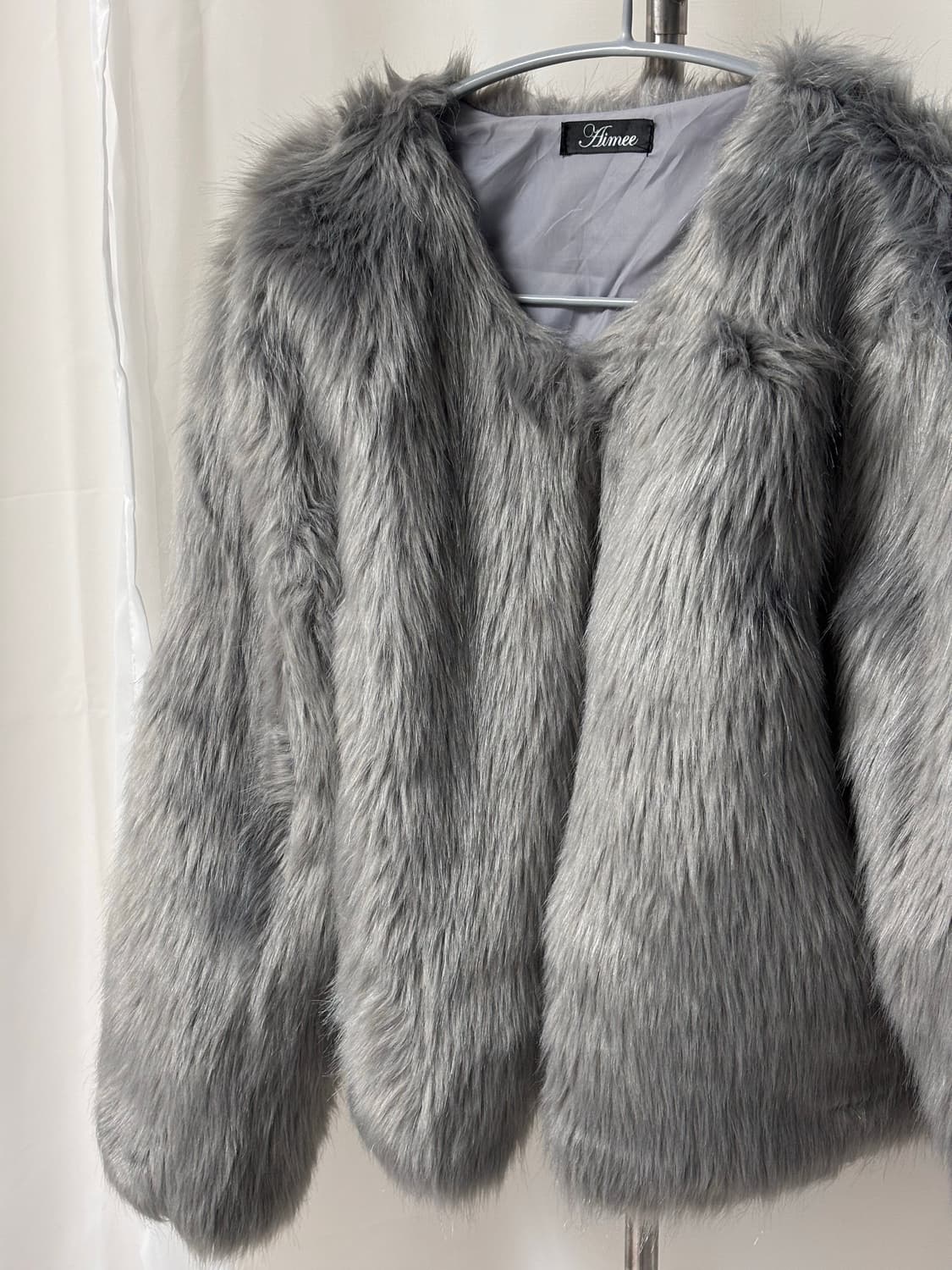 그레이쉬 페이크 퍼 점퍼 상품이미지2