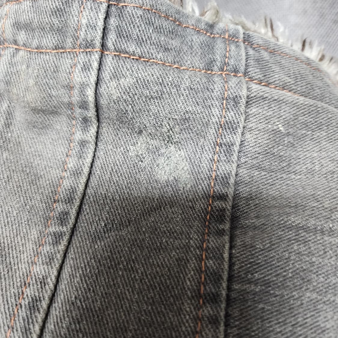 일본 빈티지 시멘트 퍼 트리밍 아티잔 야상 파카 자켓 상품이미지10