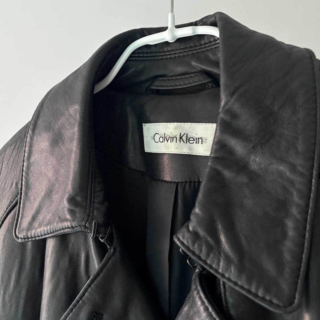  ▫️Ck Leather Double Coat 상품이미지7