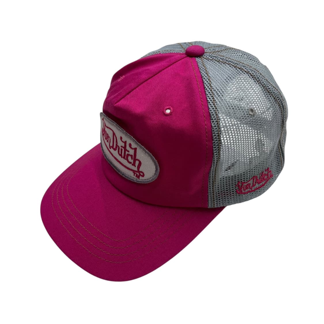  본더치 y2k 핑크배색 볼캡 상품이미지5