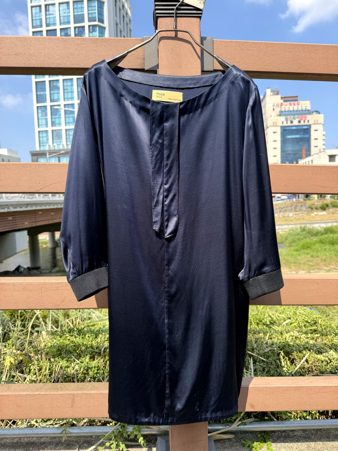 Toga Pulla Navy Dress (Made In Japan) 상품이미지2