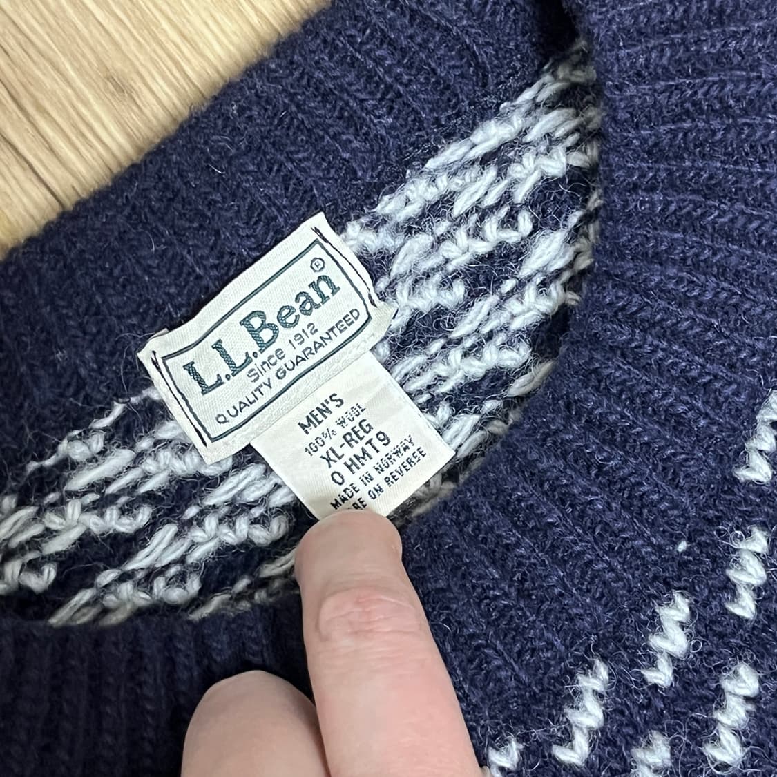 엘엘빈 버드아이 스웨터 [XL] 상품이미지5