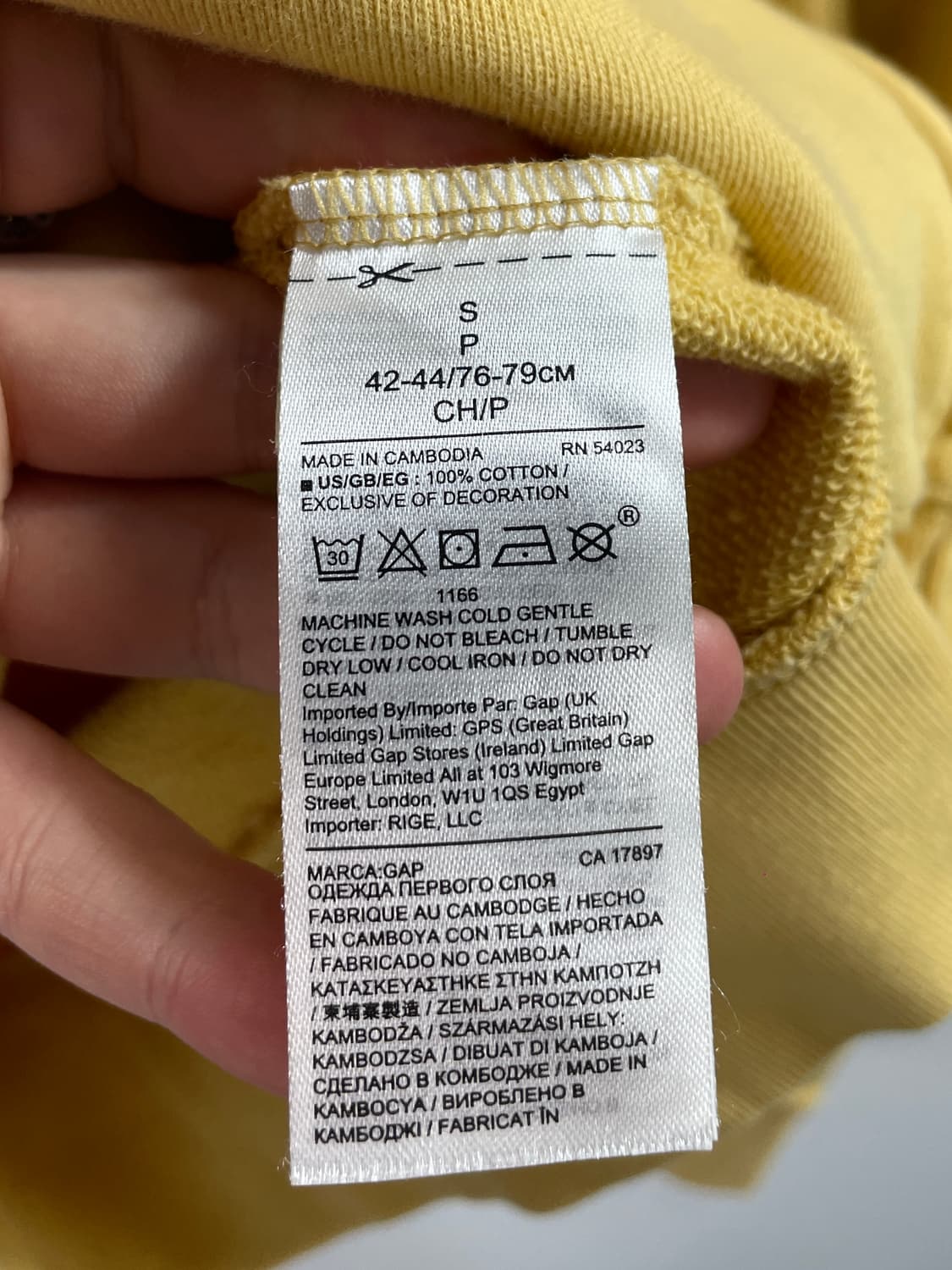 GAP 갭 빅로고 후드집업 (on.431) 상품이미지5