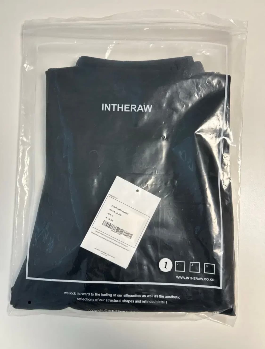 인더로우 스트럭쳐 슬랙스 블랙 1사이즈 상품이미지8