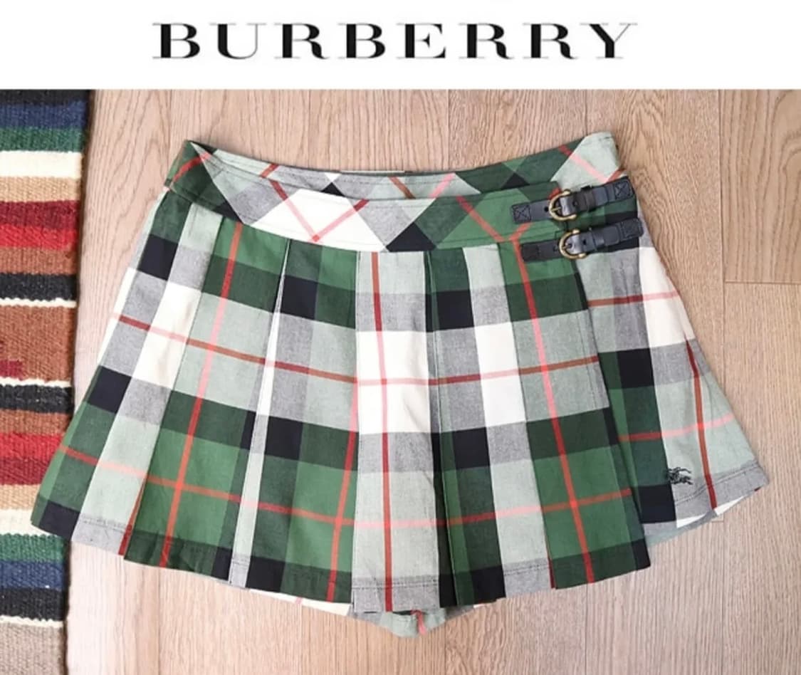 버버리 블루라벨  체크치마바지 38 사이즈 상품이미지8