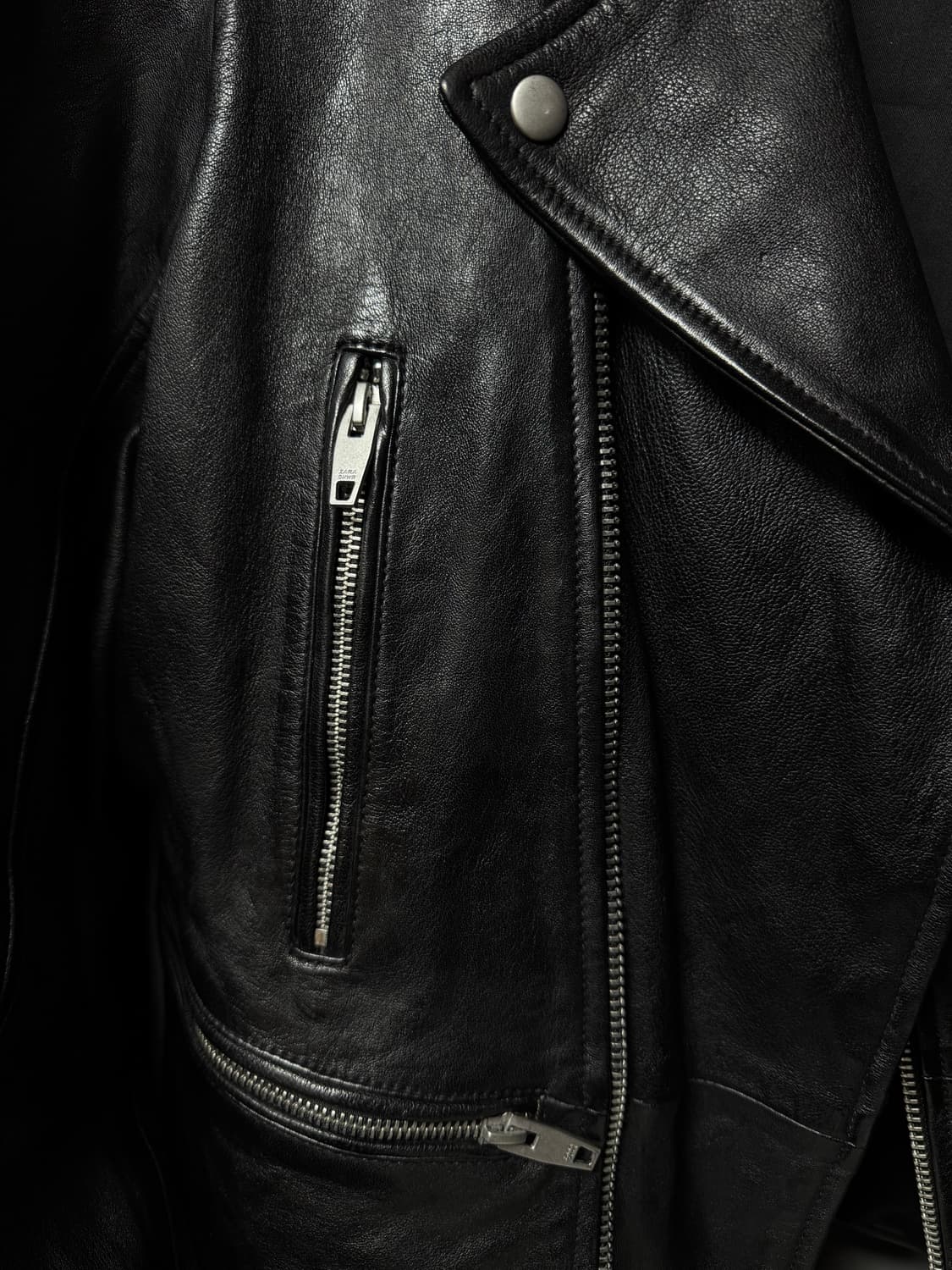 자라 양가죽 라이더 자켓 xl 상품이미지2