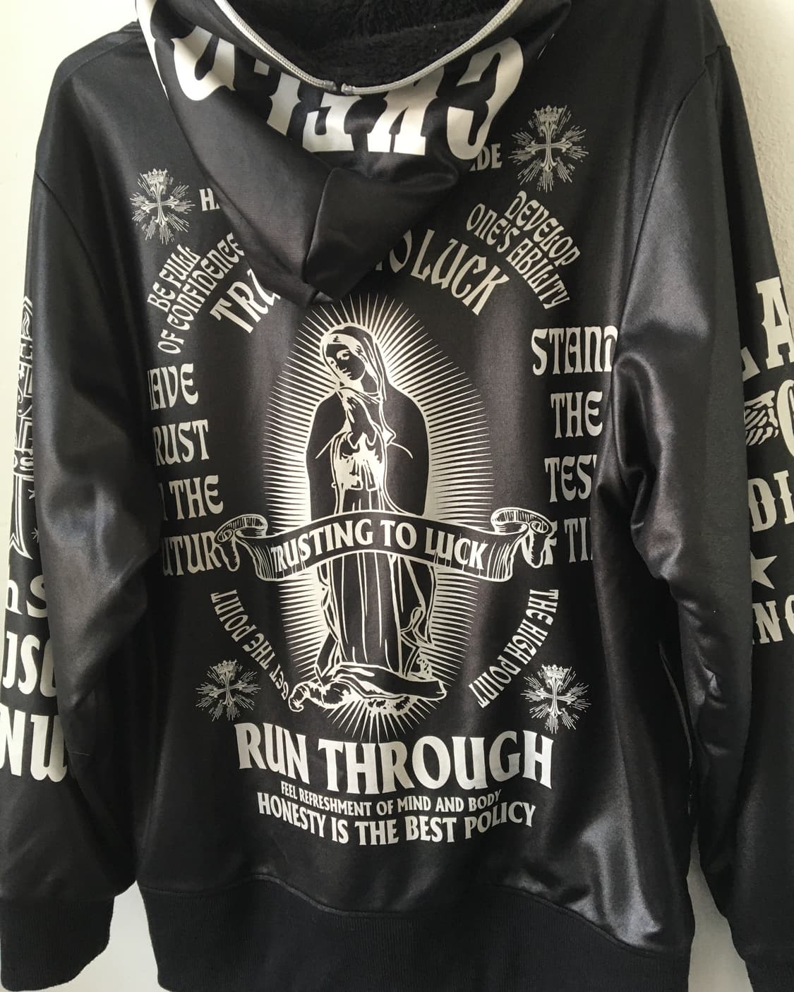 Printing point hood zip up 상품이미지4