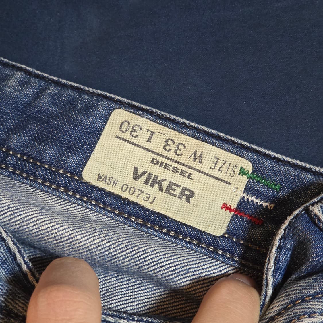 디젤 중청 디스 데미지 버튼플라이 데님 팬츠 상품이미지10