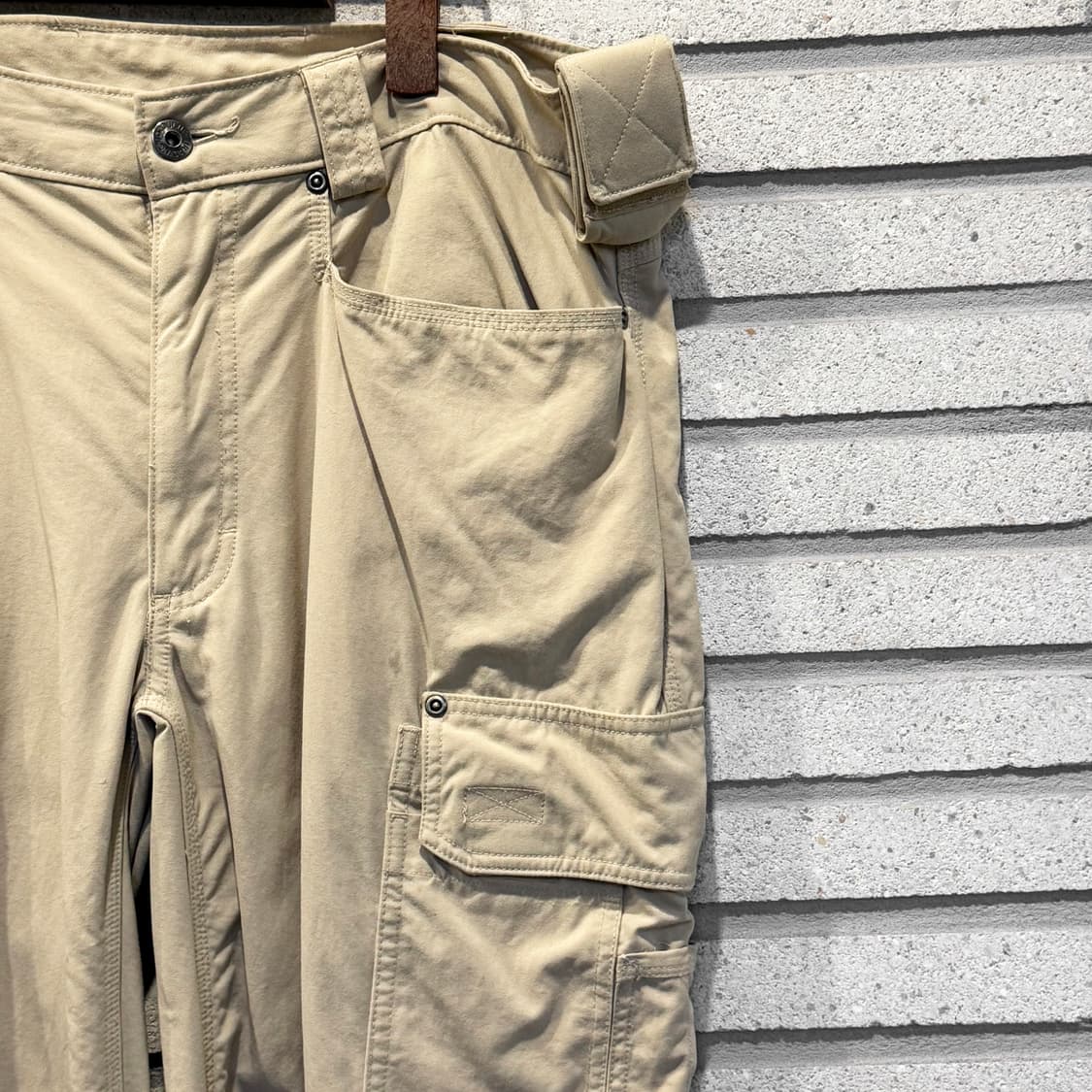 USA VINTAGE 유틸리티 워크 카고팬츠 플랩포켓 패널 디테일 베이지 상품이미지5