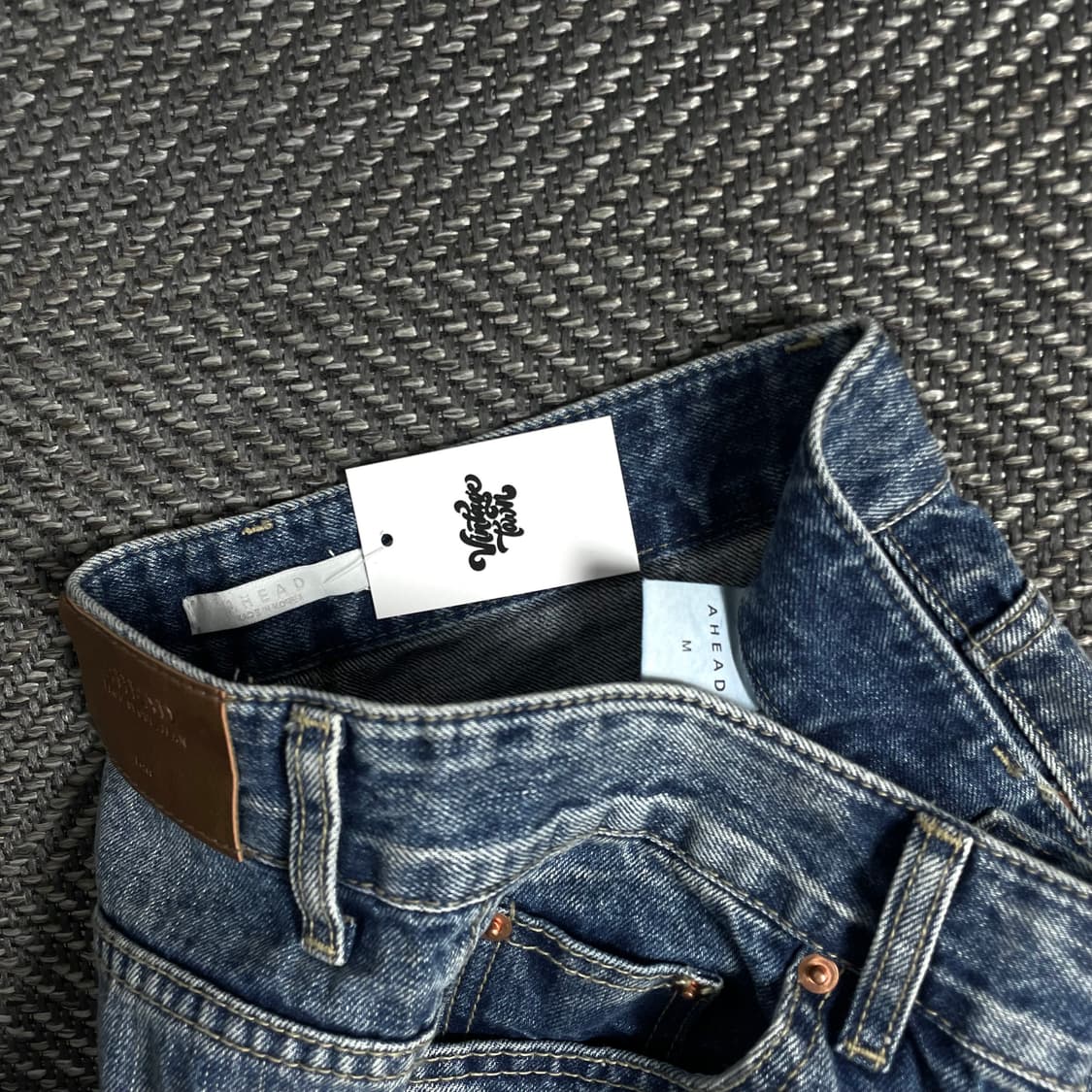 AHEAD 빈티지 와이드 워싱 데님 팬츠 y 4027 상품이미지6