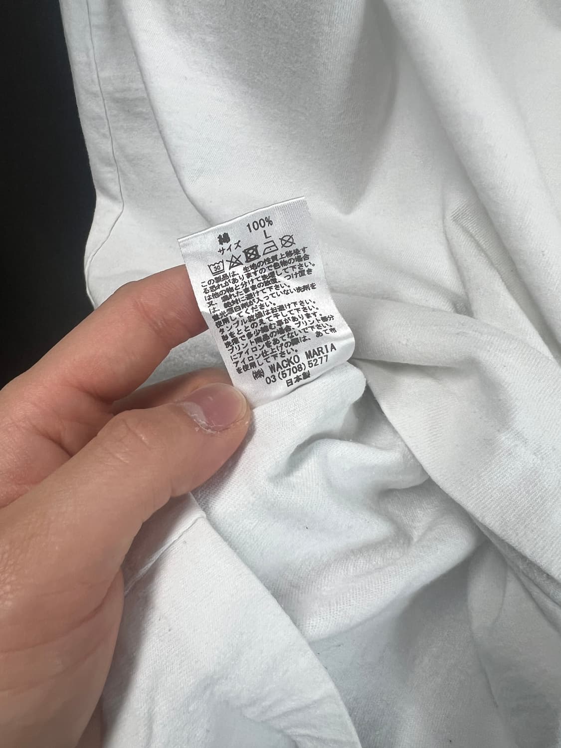 와코마리아 워시드 헤비웨이트 크루넥 티셔츠 L 23ss 상품이미지9