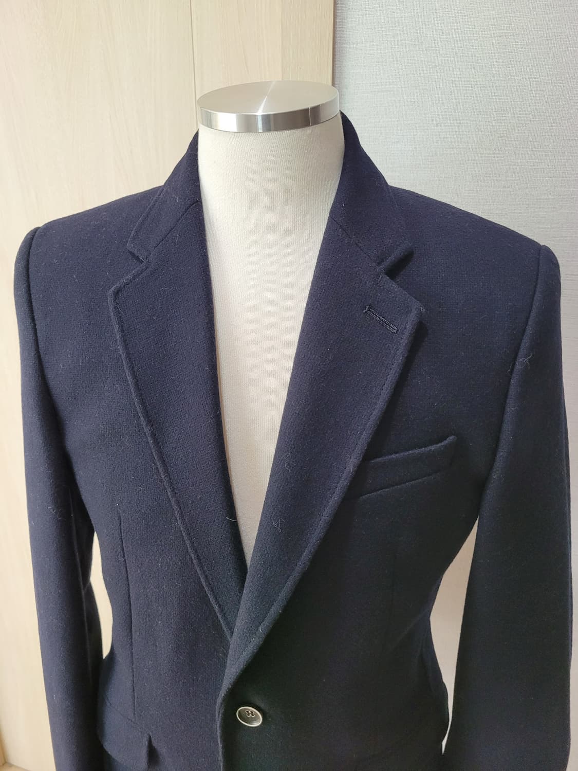 스파오포맨 SPAO for men 투버튼 울 블레이저 105 네이비 상품이미지2