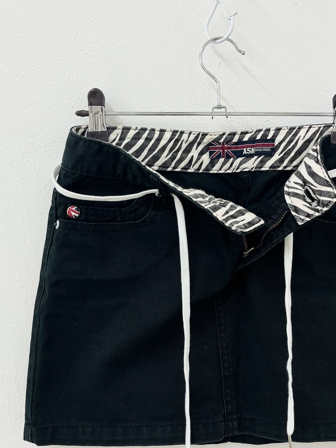 ASK zebra point denim skirt 상품이미지3