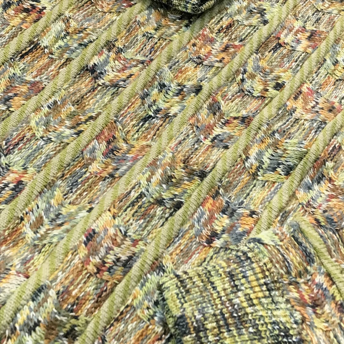 VTG 빈티지 카키톤 아이코닉 패턴 니트 스웨터 남성 110 사이즈  상품이미지4