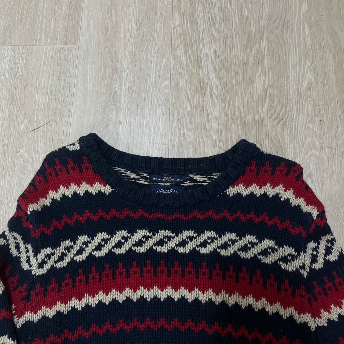 아메리칸 이글 앙고라 울 블렌드 긴팔 니트 M/95 상품이미지2