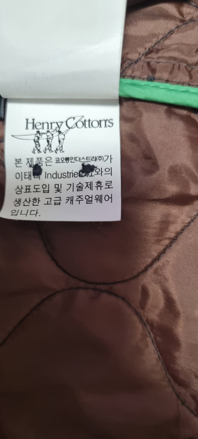 헨리코튼 코듀로이 퀼팅 셔츠 자켓 상품이미지10