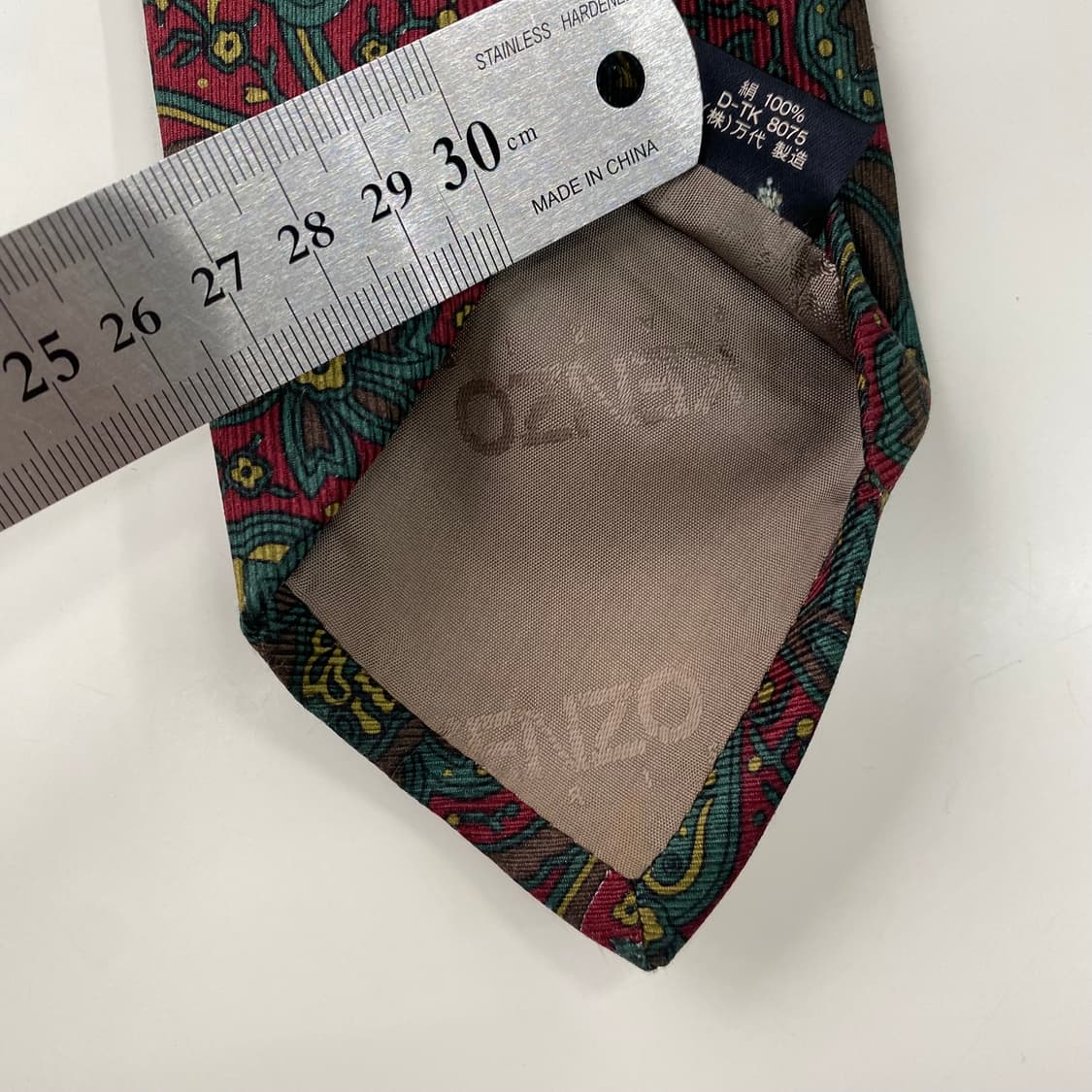 겐조(KENZO) 명품 정품 페이즐리 넥타이 상품이미지7
