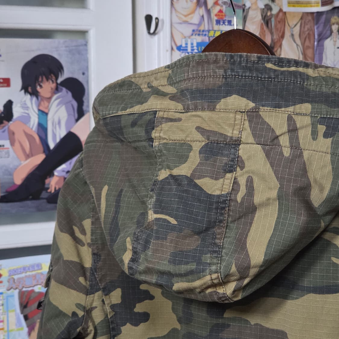 알파인더스트리 걸즈 투지퍼 카모 누빔 패디드 점퍼 상품이미지6