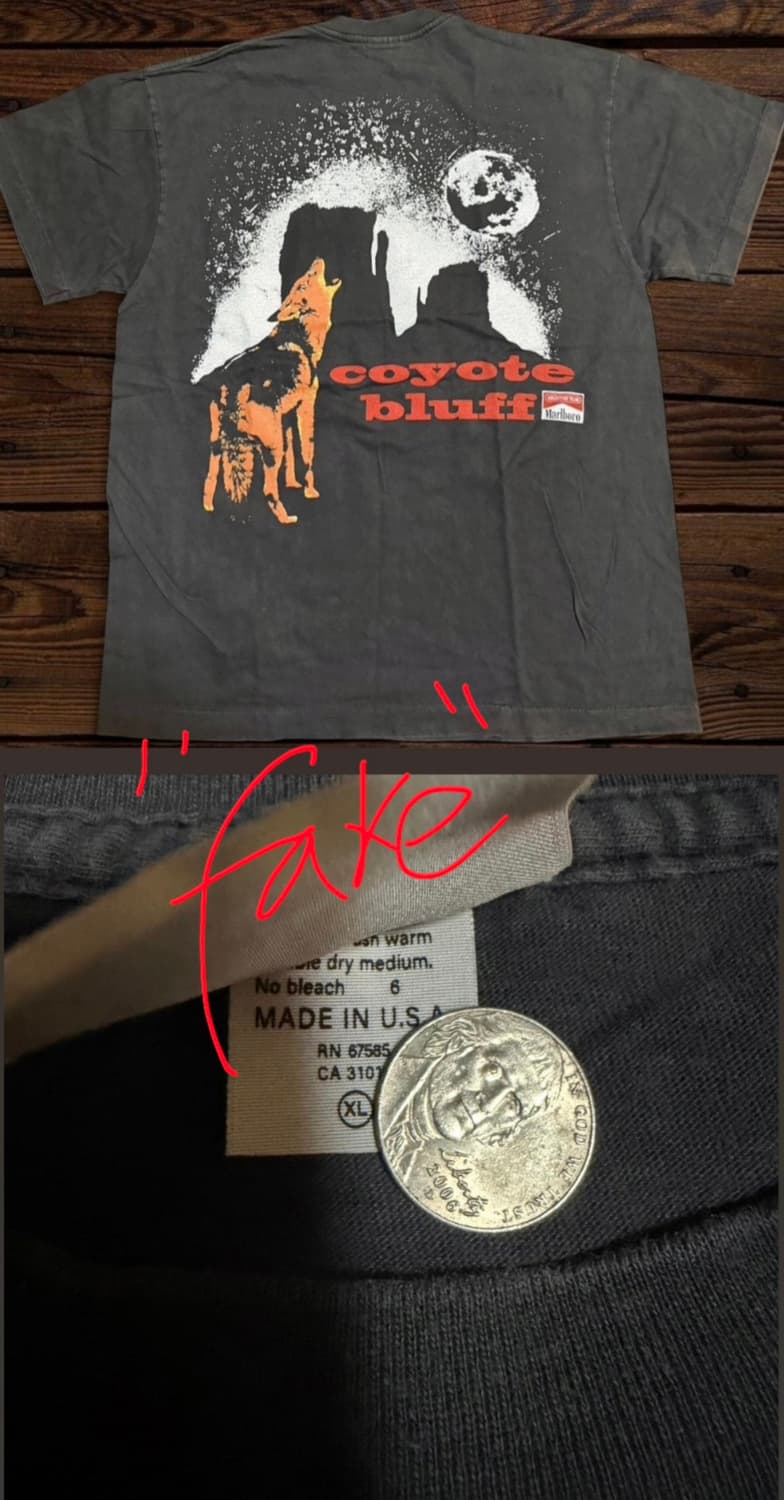 [OS] 90s 말보로 코요테 빈티지 티셔츠 VER. Q TEE 상품이미지10