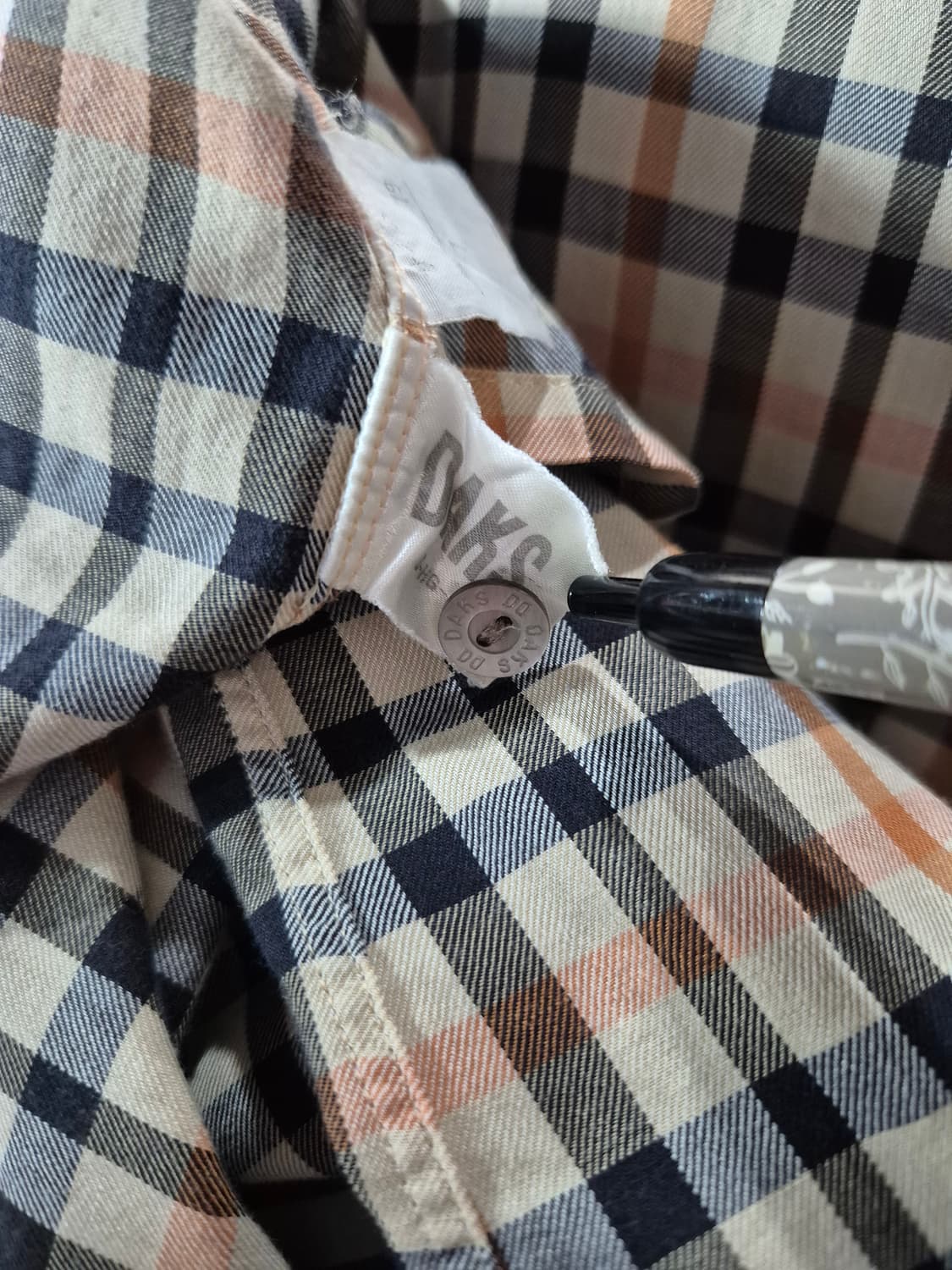 닥스 체크 셔츠 S 상품이미지8