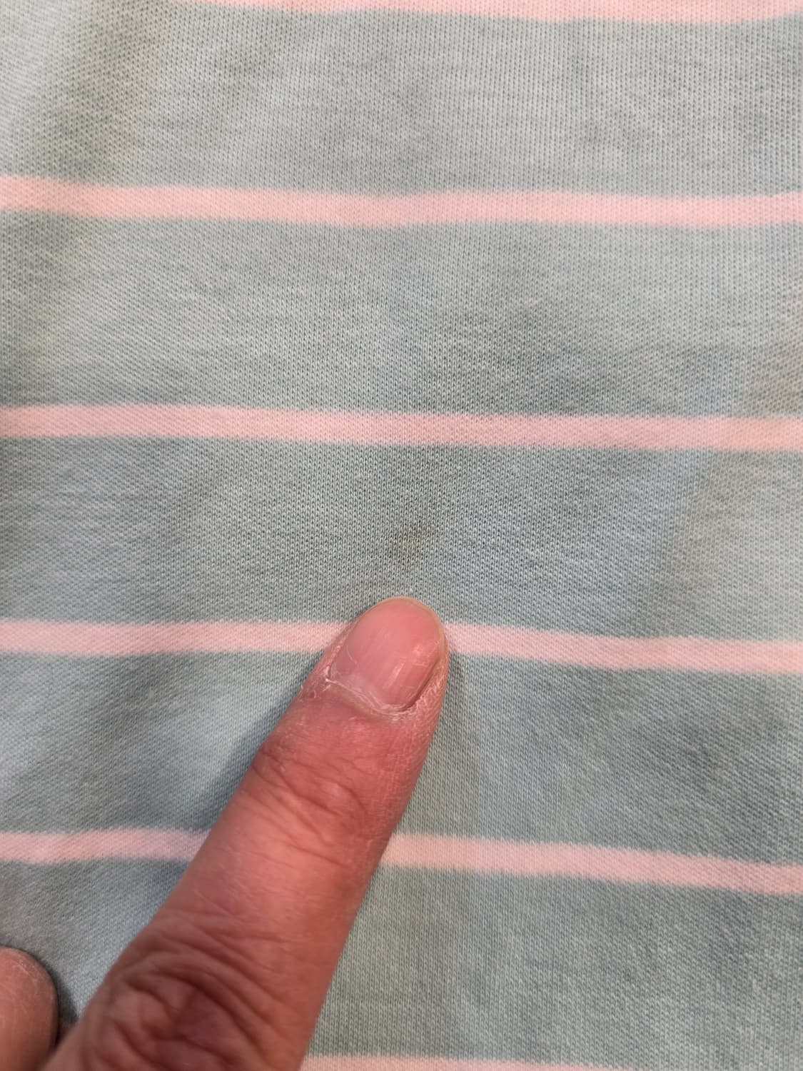 폴로 랄프로렌 스트라이프 카라티 반팔티 M 상품이미지8