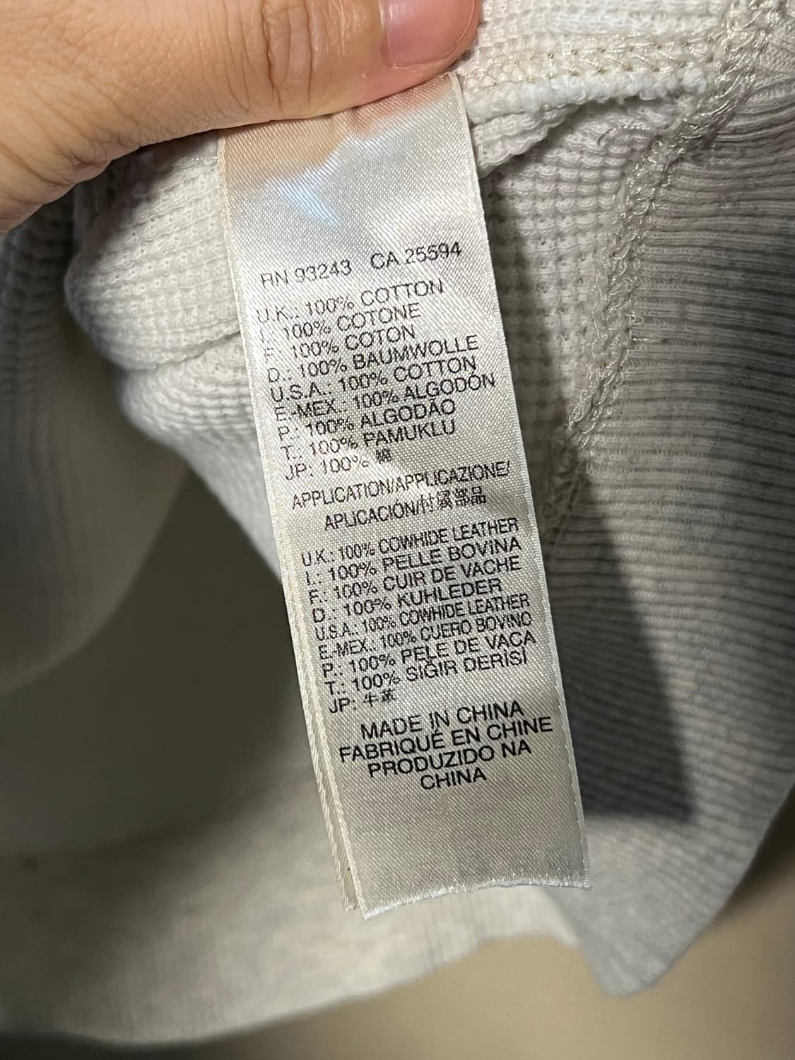 디젤 빈티지 와플 후디 반집업 처분  상품이미지4