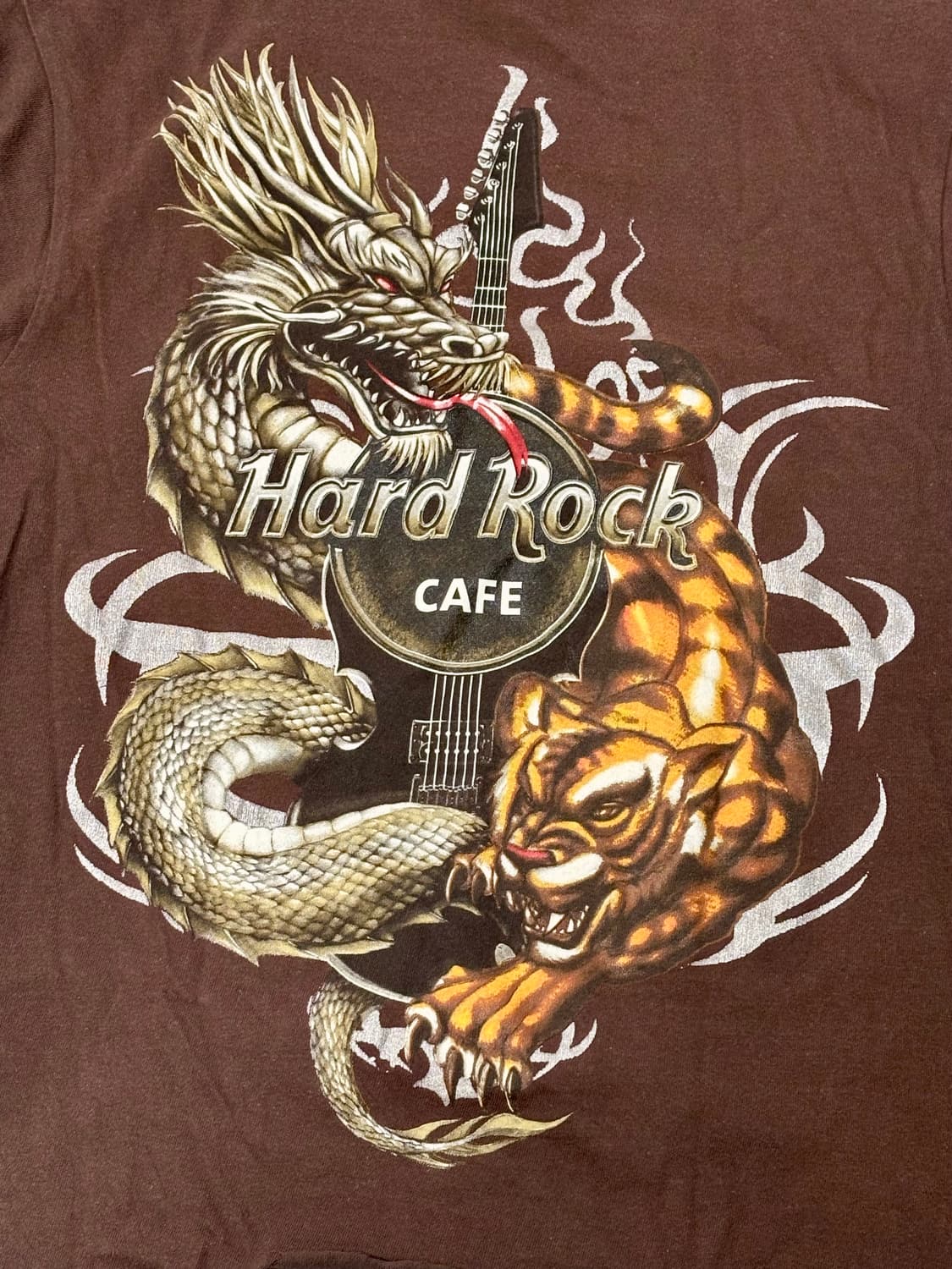 (S) 90s 하드락카페 드래곤 그래픽 티셔츠 상품이미지3