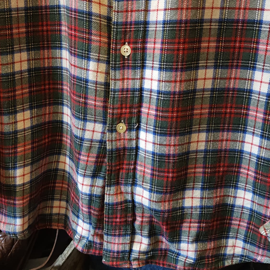 90s 올드갭 셔츠 아메리칸 체크셔츠 플레드셔츠 워크 포켓 L 상품이미지8