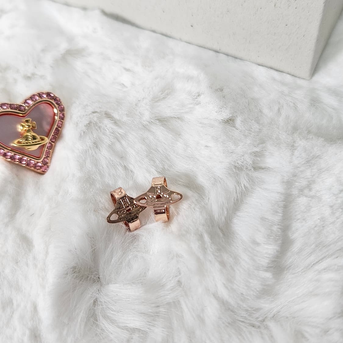 비비안웨스트우드 페트라 이어링 핑크골드 상품이미지2