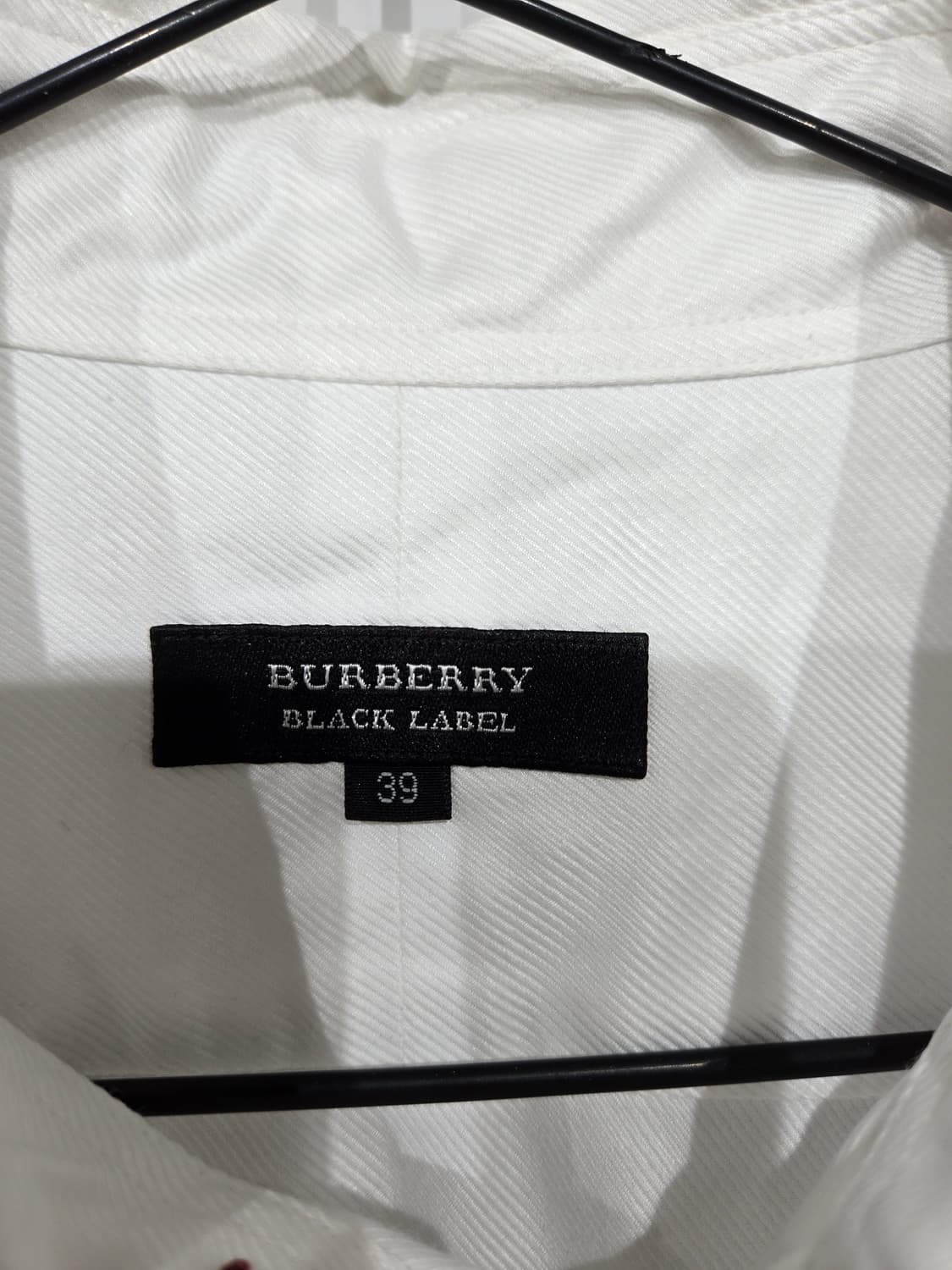 버버리 화이트 셔츠 BURBERRY BLACK LABEL 상품이미지5