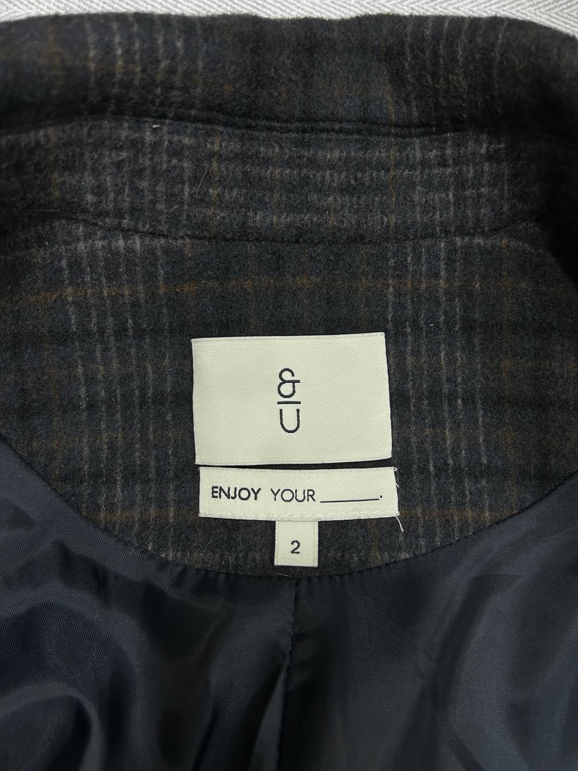 ANDYOU 앤유 울100% 울자켓 2사이즈 66 상품이미지7