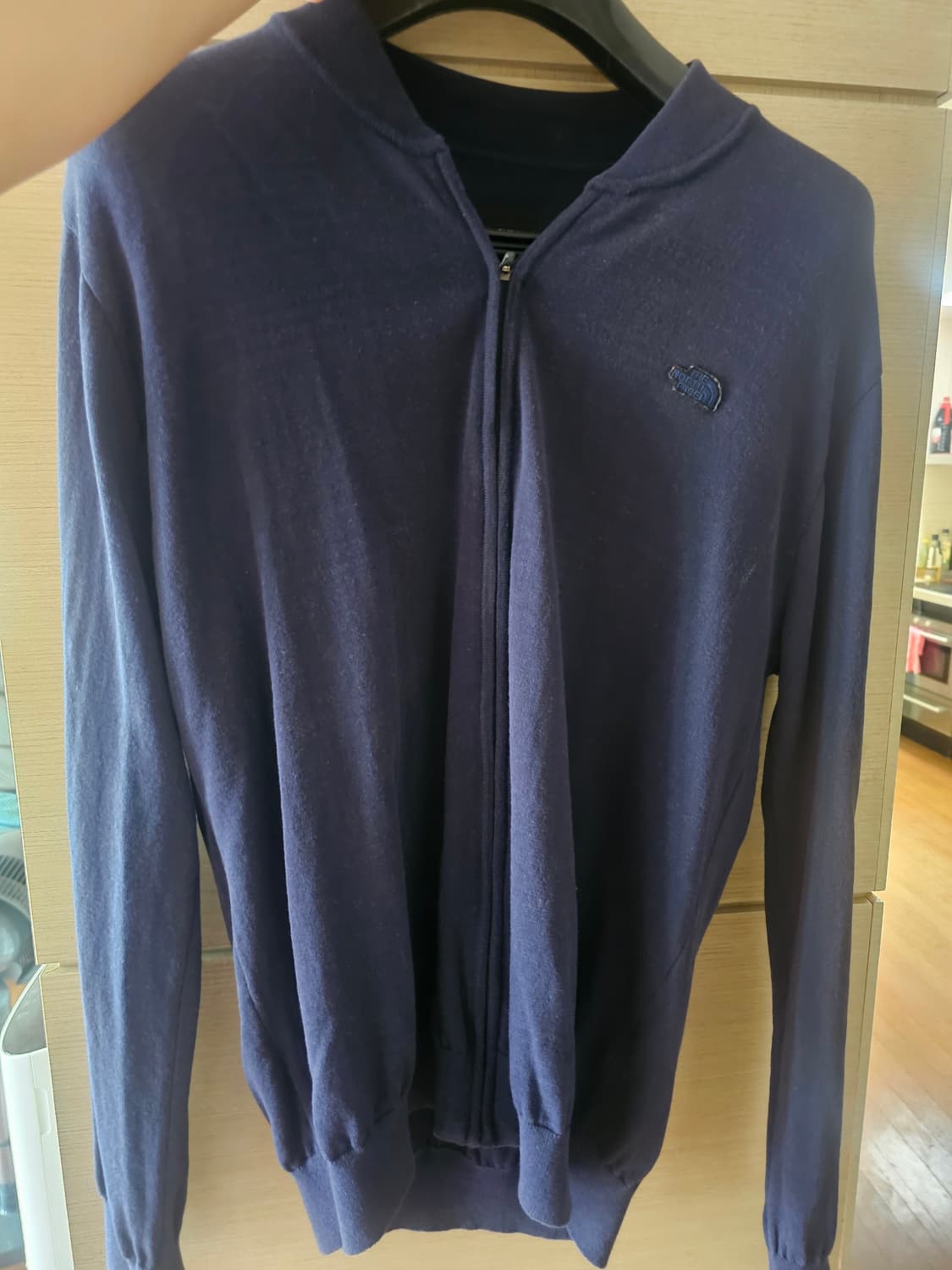 노스페이스 네이비 니트 집업 가디건 105 상품이미지1