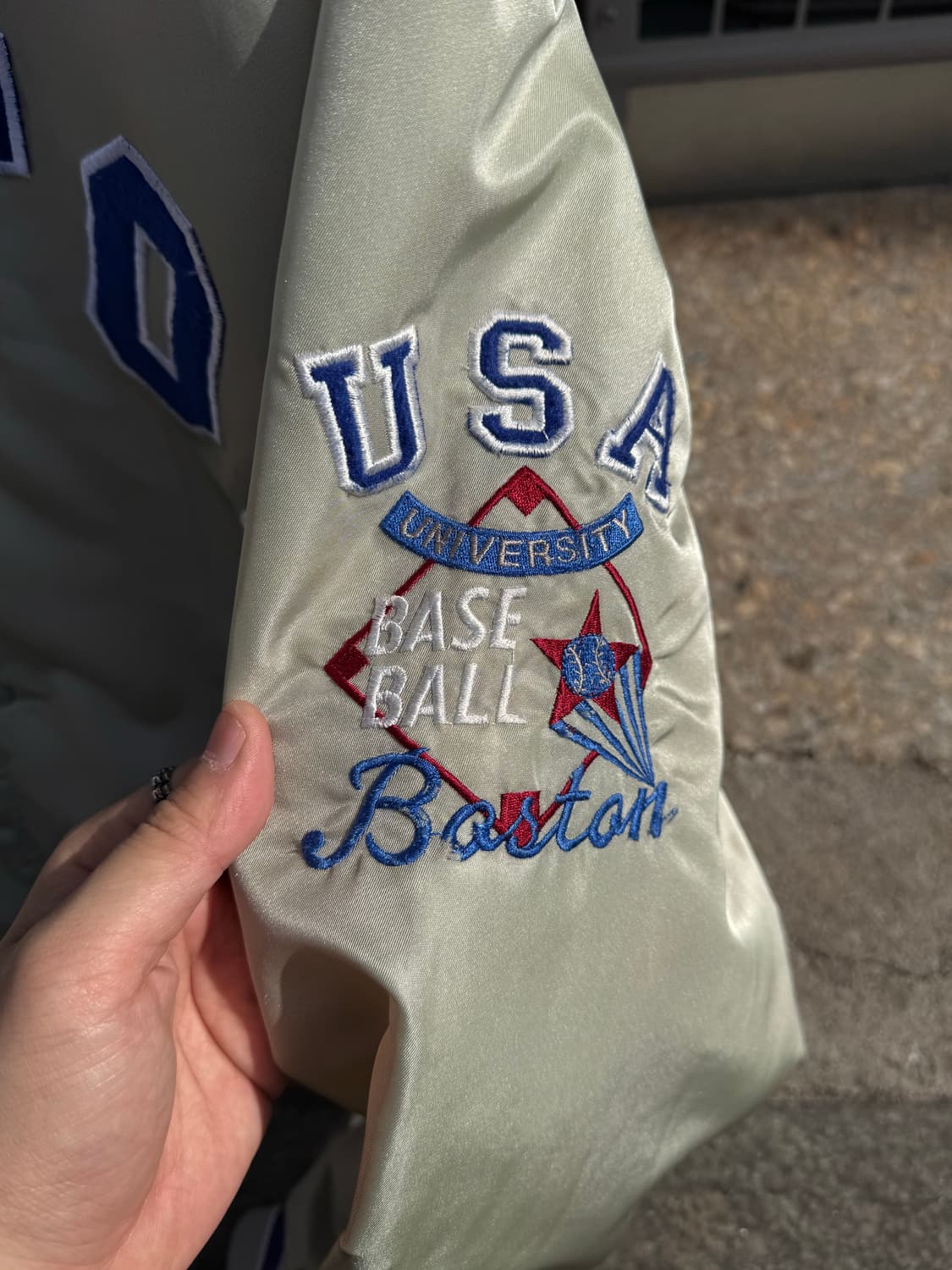 Indian Fox 보스턴 베이스볼 바시티자켓  상품이미지3