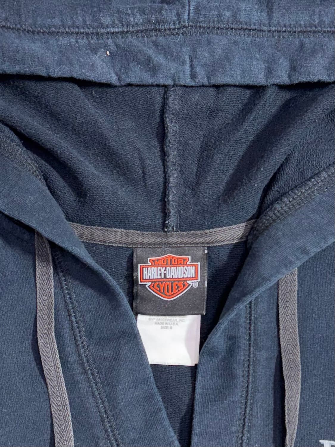 할리데이비슨 오픈카라 비즈 블랙 후드  상품이미지6