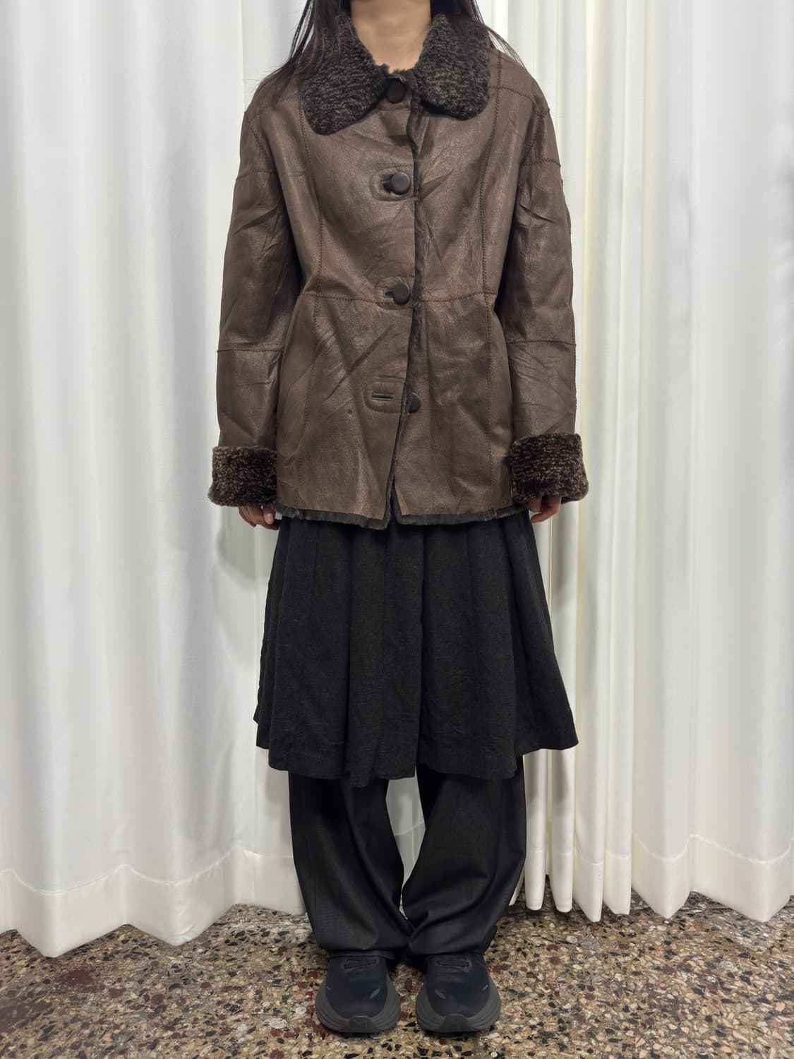 chie fur reversible jacket 상품이미지7