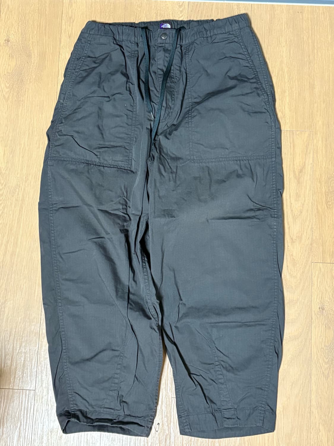 노스페이스 퍼플라벨 립스탑 와이드 크롭 팬츠 (34) 상품이미지2