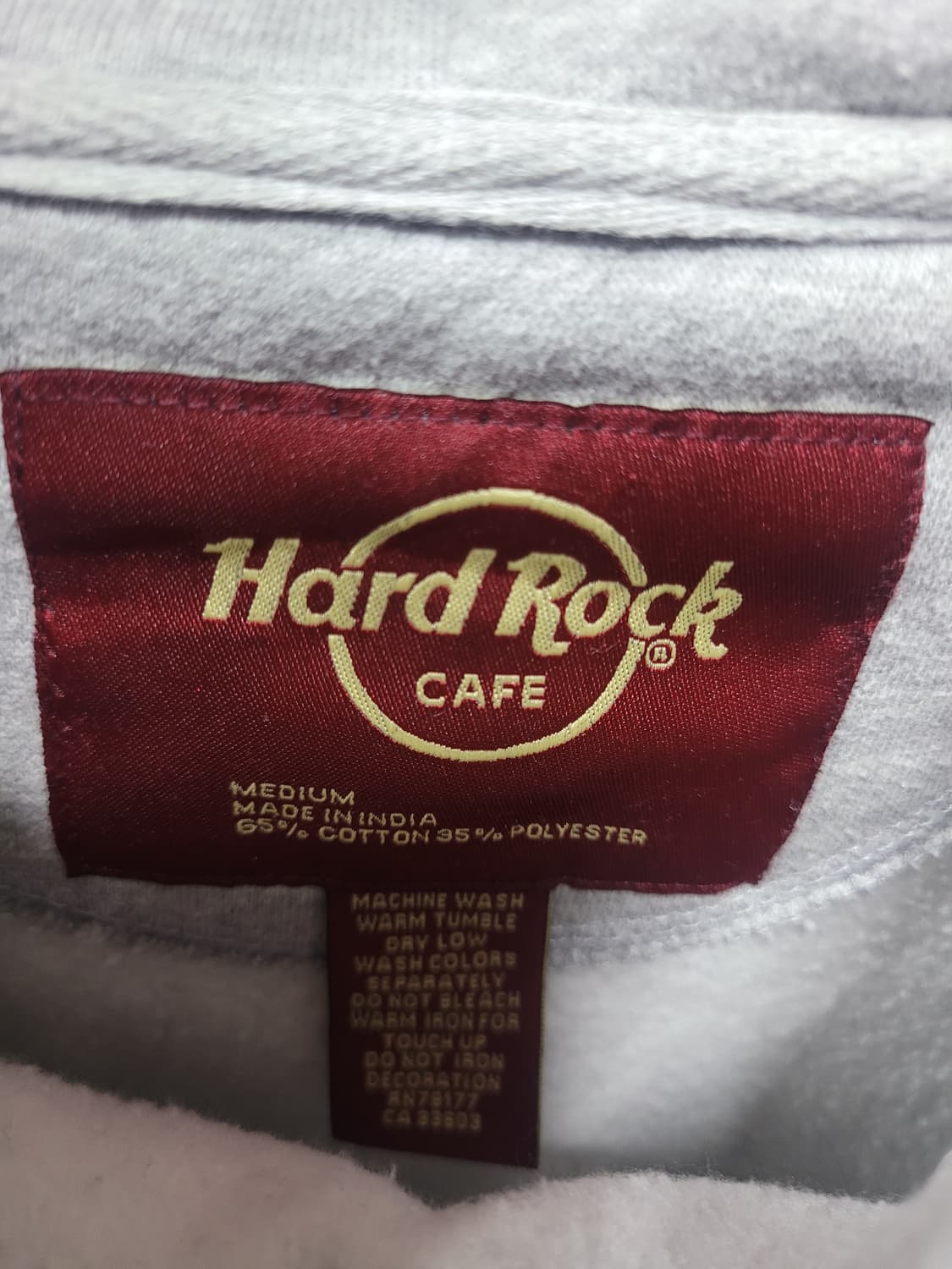 Hard Rock Cafe 하드락 카페 빈티지 후드 상품이미지5